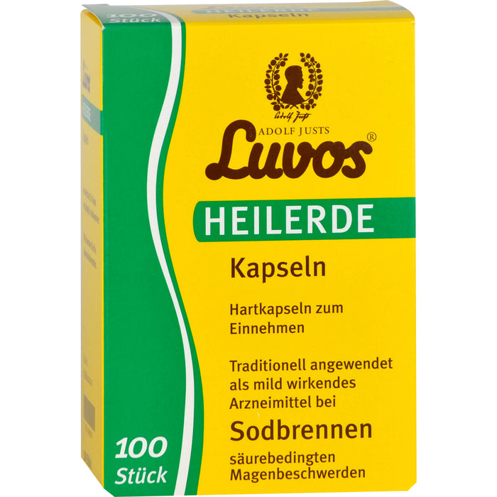 Luvos Heilerde Kapseln bei Sodbrennen, 100 pc Capsules