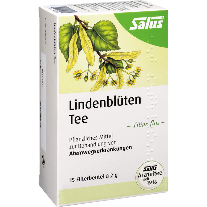 Lindenblüten Arzneitee Tiliae flos bio Salus, 15 St FBE