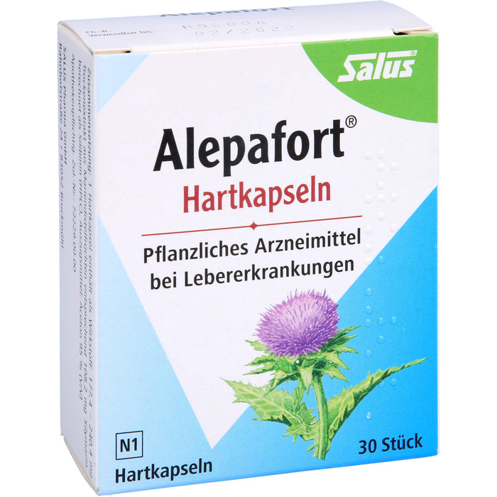 Salus Alepafort Hartkapseln bei Lebererkrankungen, 30 pc Capsules