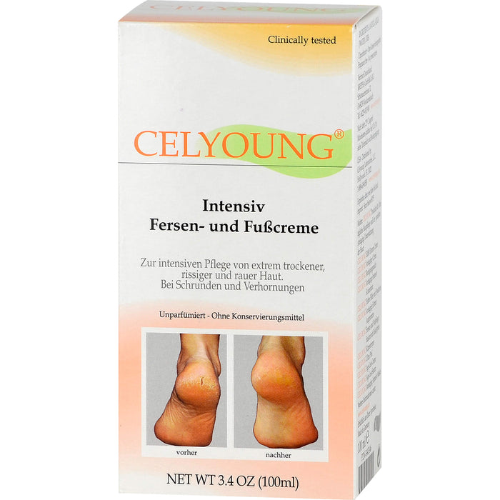 CELYOUNG Intensiv Fersen- und Fußcreme, 100 ml Crème