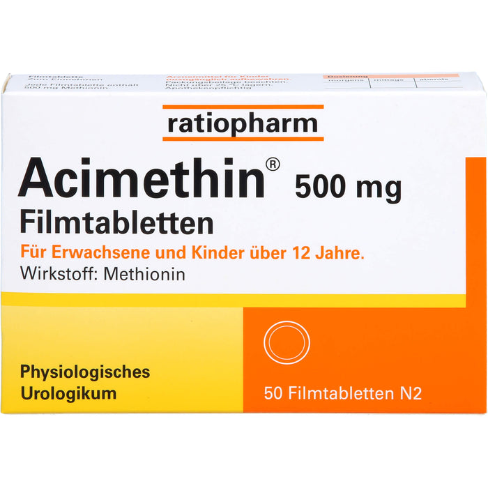 Acimethin 500 mg Filmtabletten physiologisches Urologikum, 50 pcs. Tablets