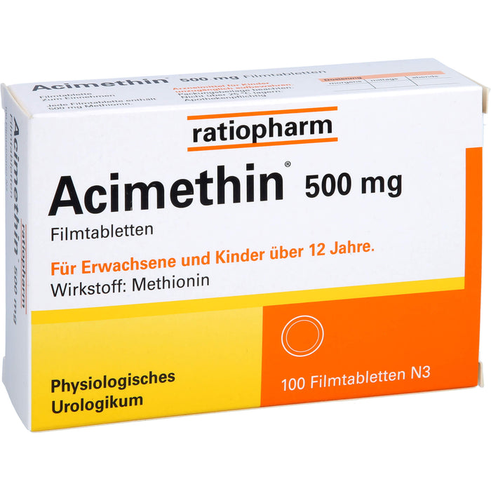 Acimethin 500 mg Filmtabletten physiologisches Urologikum, 100 pcs. Tablets