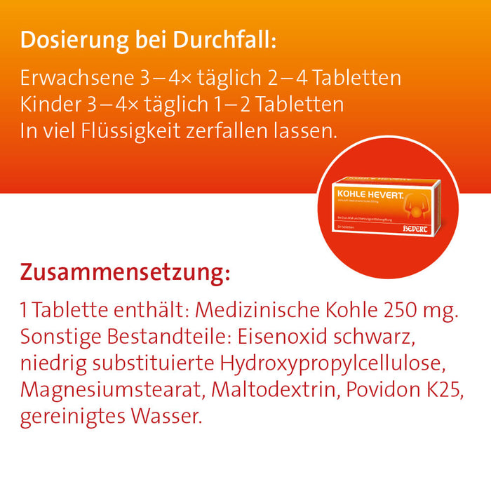 Kohle Hevert Tabletten, 300 pcs. Tablets