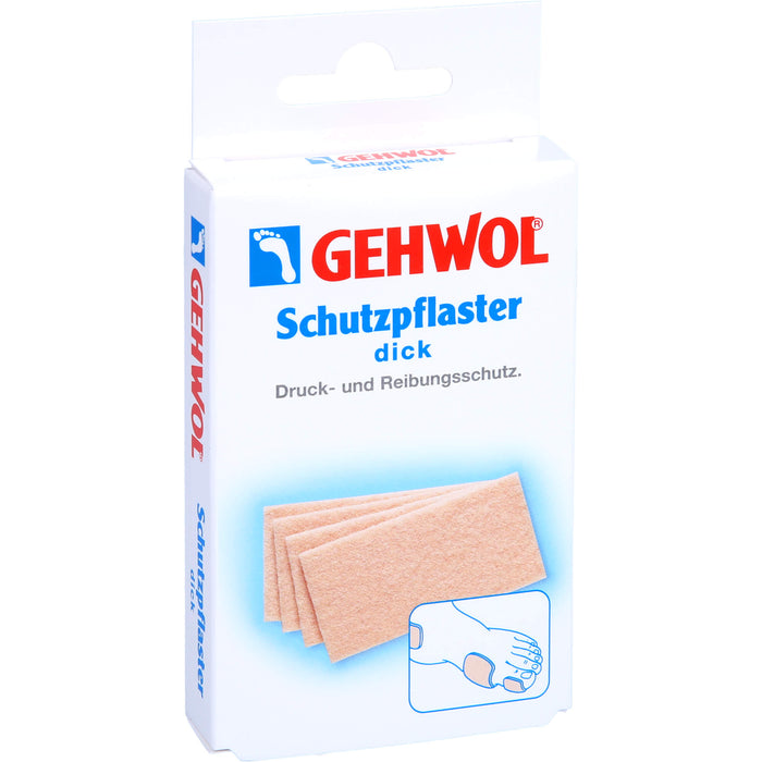 GEHWOL SCHUTZPFLASTER DICK, 4 pc Pansement