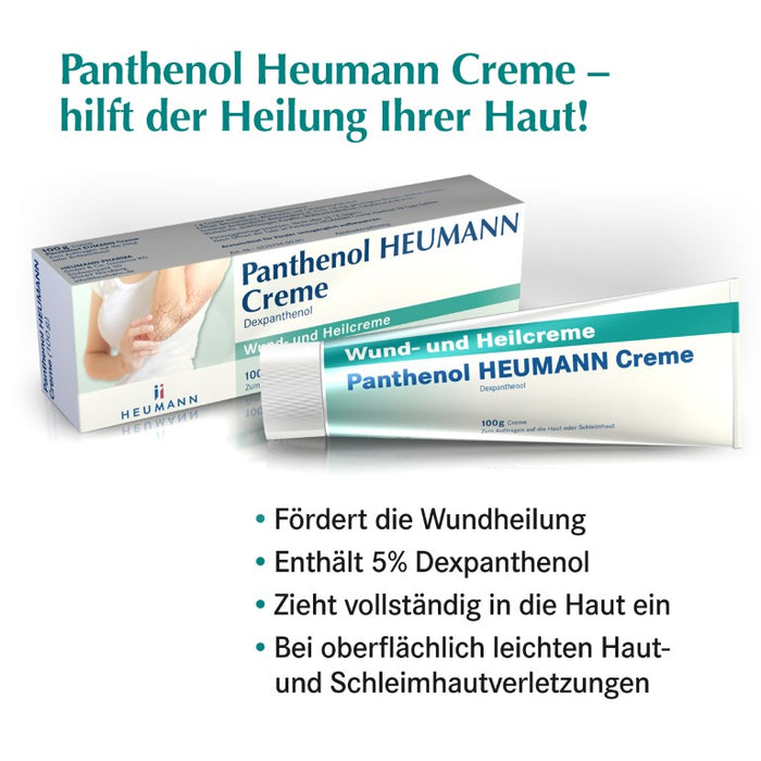 Panthenol Heumann Creme Wund- und Heilcreme, 100 g Creme