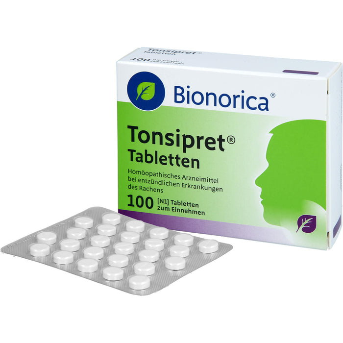 Tonsipret Tabletten bei entzündlichen Erkrankungen des Rachens, 100 St. Tabletten