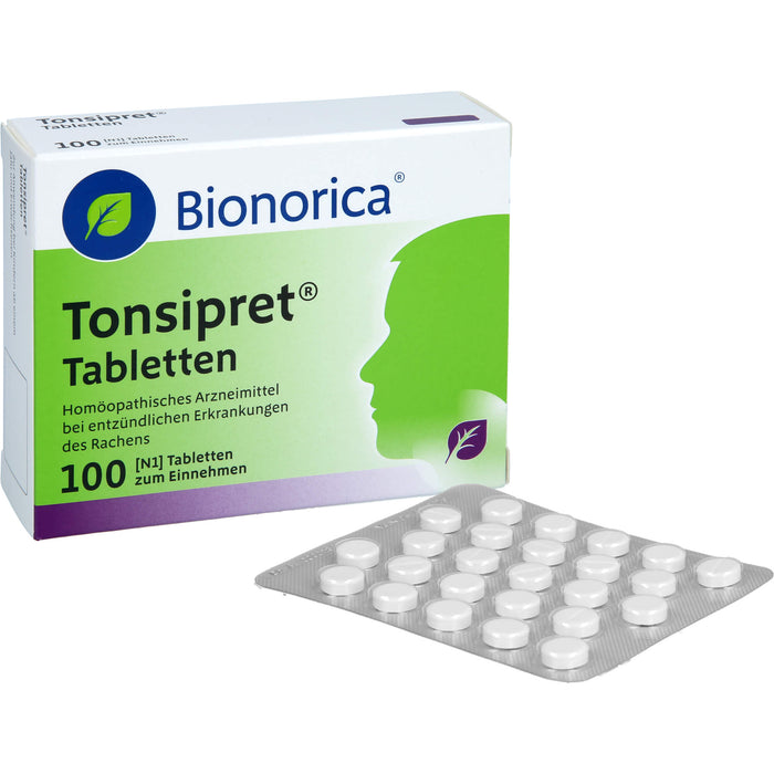 Tonsipret Tabletten bei entzündlichen Erkrankungen des Rachens, 100 St. Tabletten