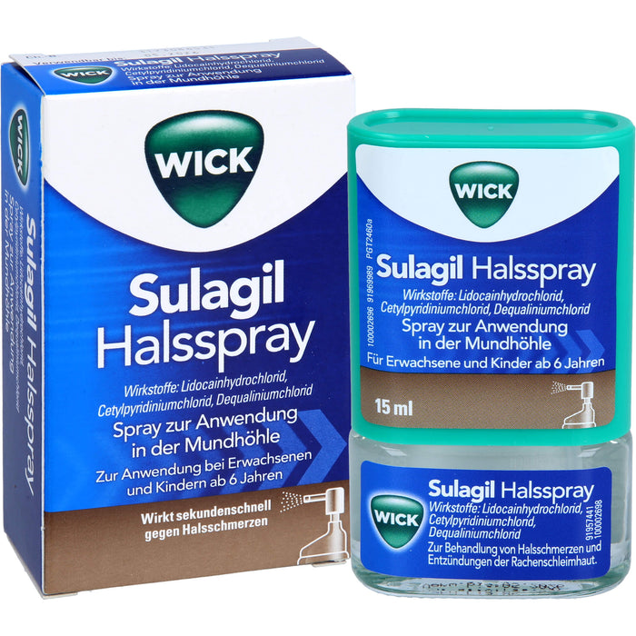 WICK Sulagil Halsspray, 15 ml Solution