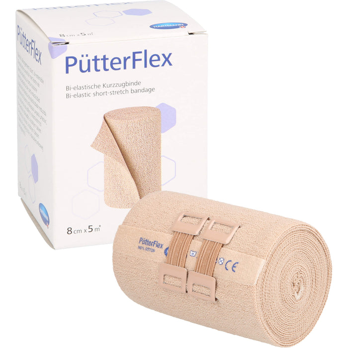 Pütter Flex Binde 8 cm x 5 m, 1 pc Paquet