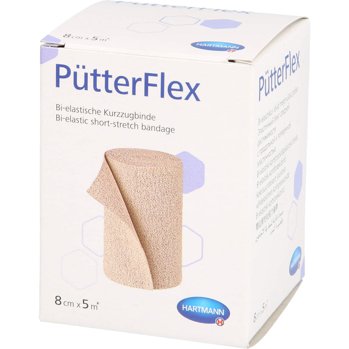 Pütter Flex Binde 8 cm x 5 m, 1 St. Packung