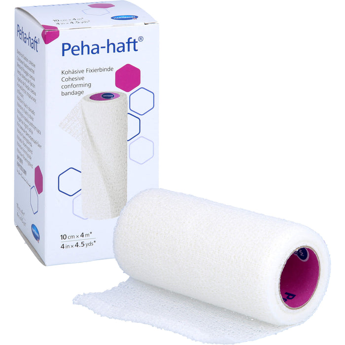 Peha-haft Latexfrei Fixierbinde 10 cm x 4 m, 1 pcs. Pack