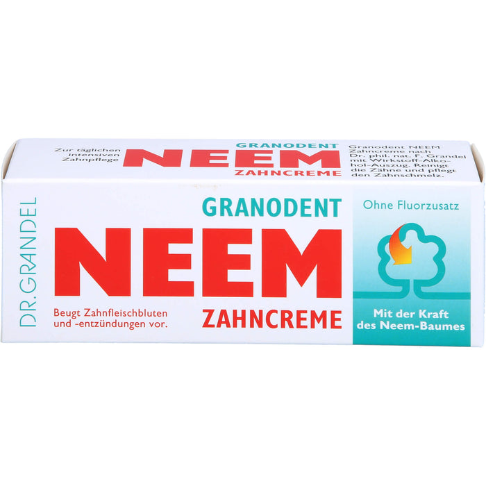 DR:GRANDEL Granodent NEEM Zahncreme ohne Fluorzusatz, 50 ml Dentifrice