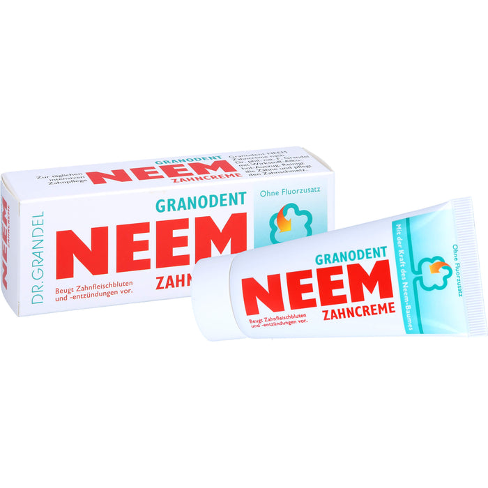 DR:GRANDEL Granodent NEEM Zahncreme ohne Fluorzusatz, 50 ml Toothpaste