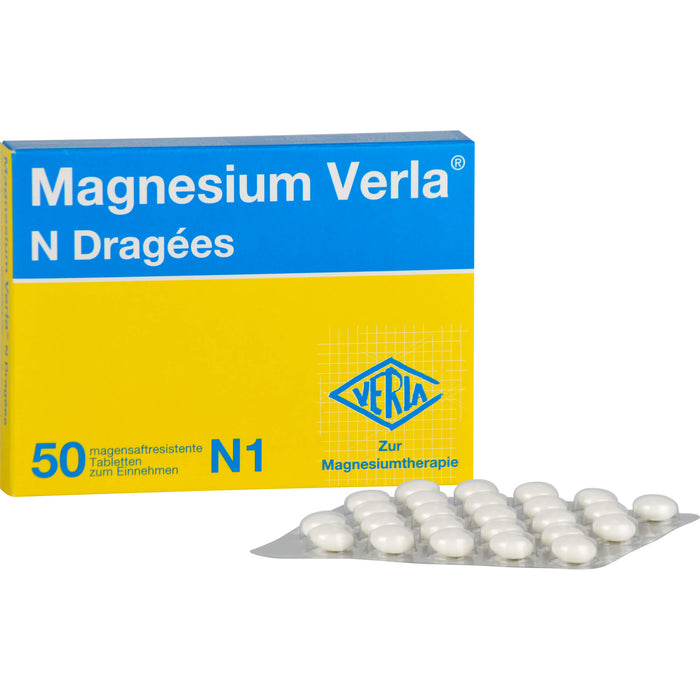 Magnesium Verla N Dragees, 50 pc Tablettes