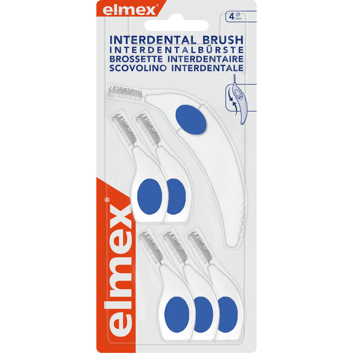 elmex INTERDENTALBÜRSTE Größe 4mm 6 Stück, 1 P ZBU