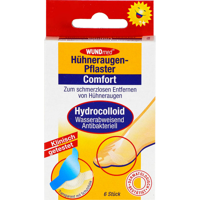 Hühneraugen Pflaster Comfort hydrocolloid, 6 St PFL