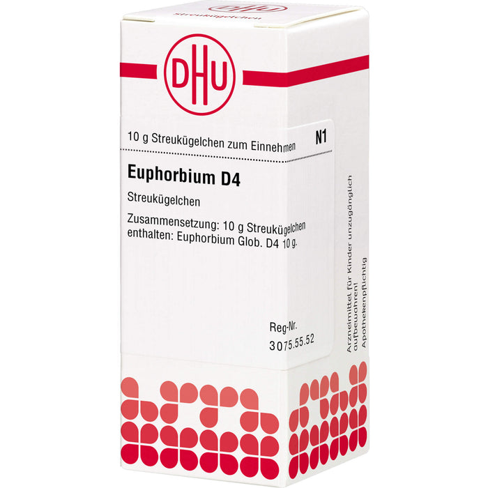 DHU Euphorbium D4 Streukügelchen, 10 g Globules