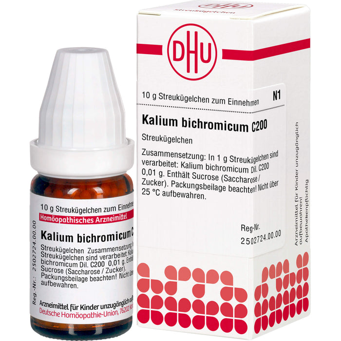 DHU Kalium bichromicum C200 Streukügelchen, 10 g Globules