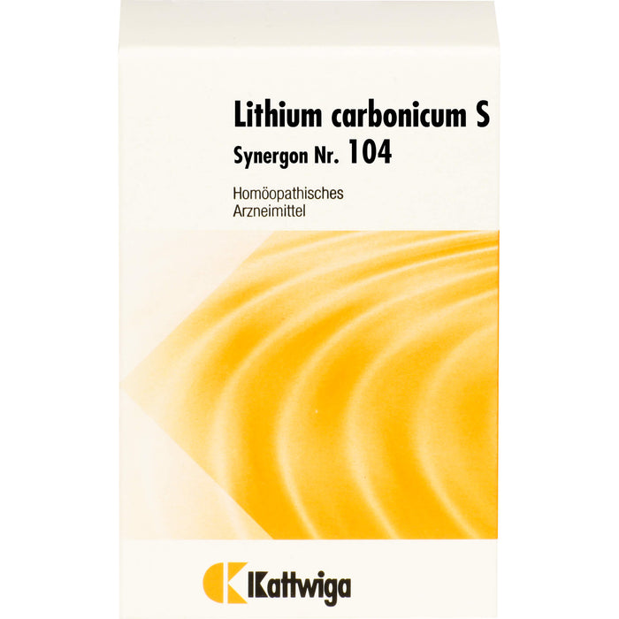 Synergon Komplex 104 Lithium carbonicum S Tbl., 200 St. Tabletten