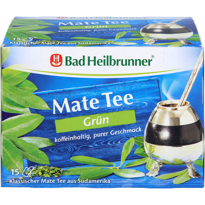 Bad Heilbrunner Mate Tee grün, 15 pc Sac filtrant