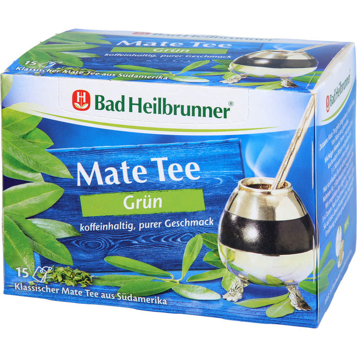 Bad Heilbrunner Mate Tee grün, 15 pc Sac filtrant