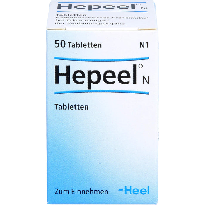 Hepeel N Tabletten bei Erkrankungen der Verdauungsorgane, 50 St. Tabletten