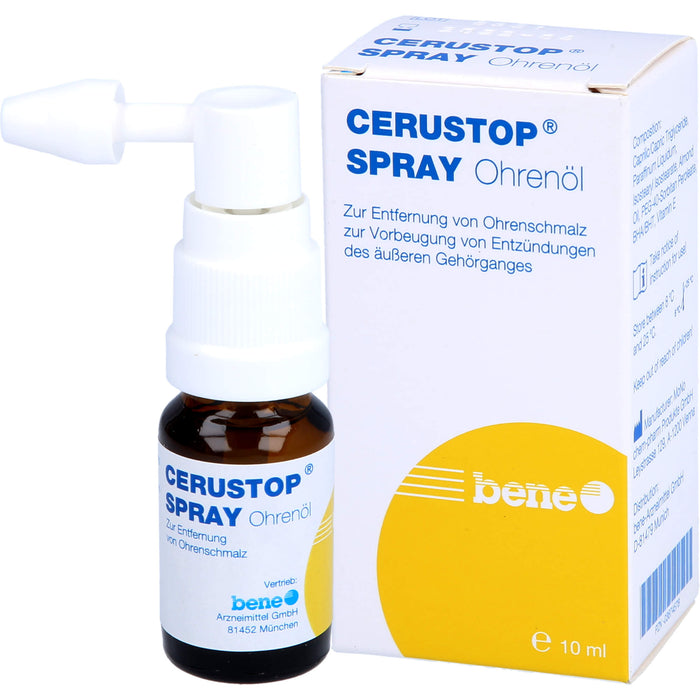 bene Cerustop Spray Ohrenöl, 10 ml Lösung