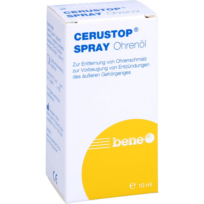 bene Cerustop Spray Ohrenöl, 10 ml Lösung