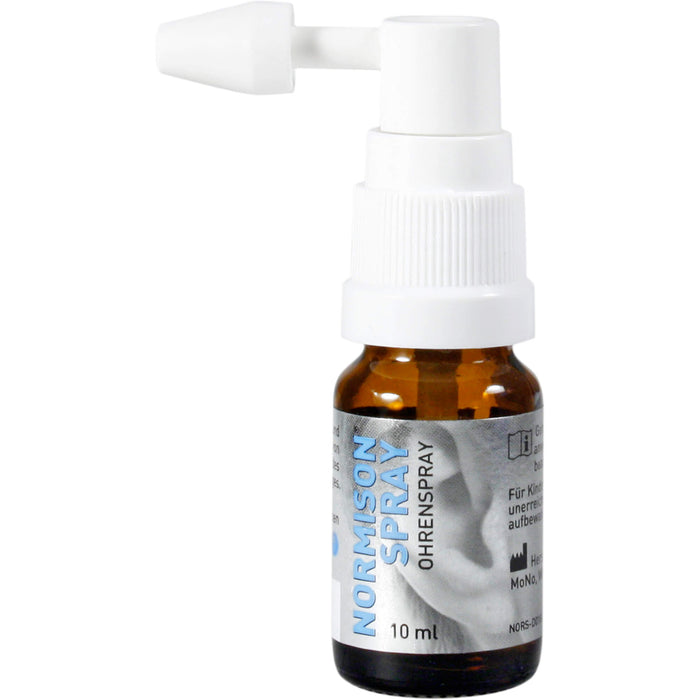 NORMISON Ohrenspray zur Vorbeugung von Entzündungen des äußeren Gehörgangs, 10 ml Solution