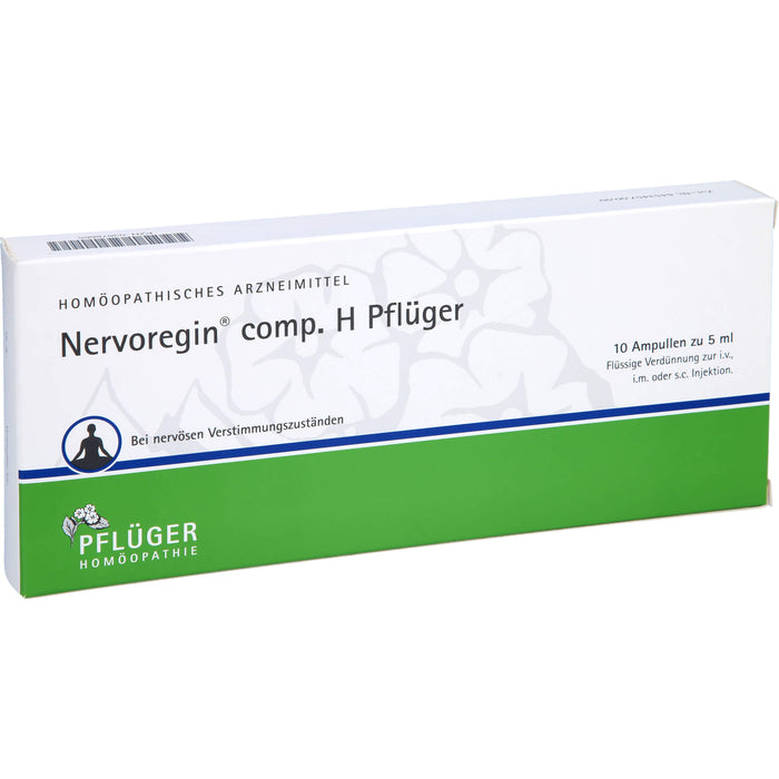 PFLÜGER Nervoregin comp. H bei nervösen Verstimmungszuständen, 10 pcs. Ampoules