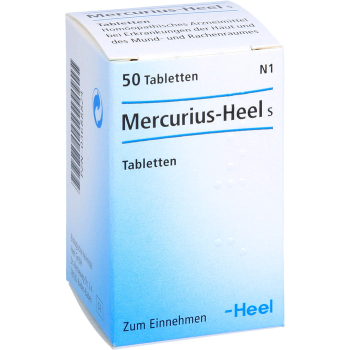 Mercurius-Heel S Tabletten bei Erkrankungen der Haut und des Mund- und Rachenraumes, 50 pc Tablettes