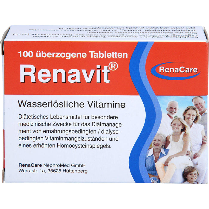 Renavit Tabletten wasserlösliche Vitamine, 100 pcs. Tablets