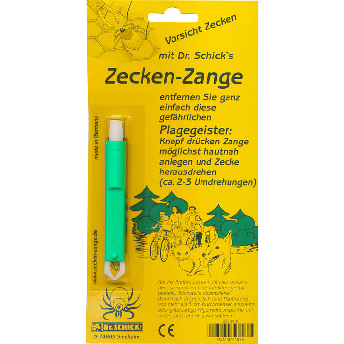 Dr.Schick's Zecken-Zange, 1 pc Suppression des tiques