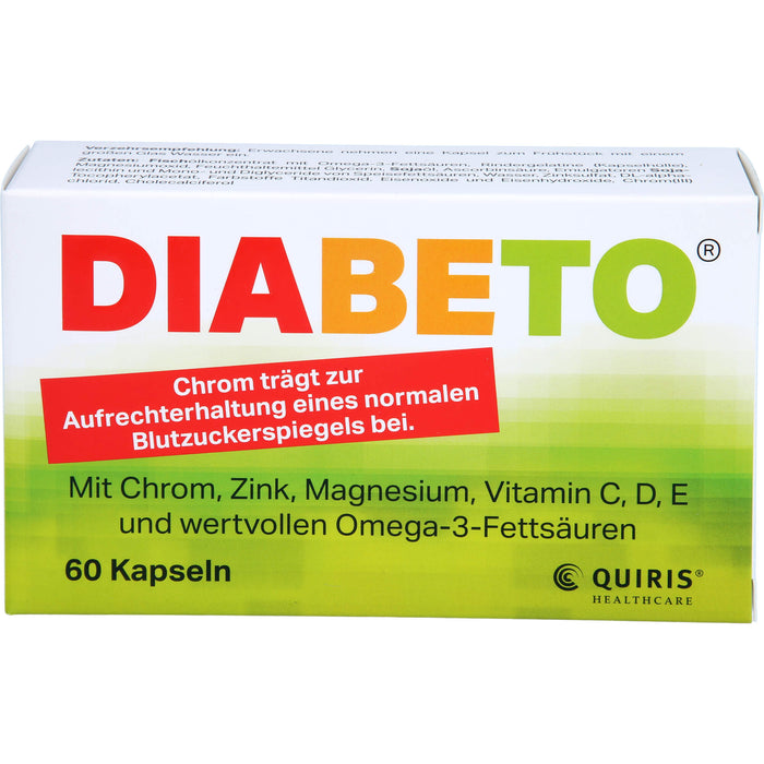 DIABETO Kapseln, 60 pc Capsules