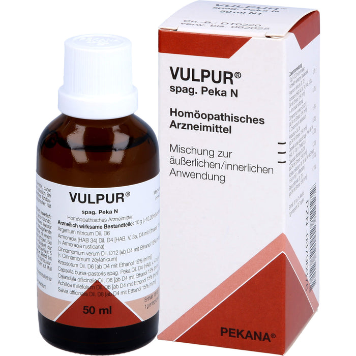 VULPUR spag. Peka N Mischung, 50 ml Lösung