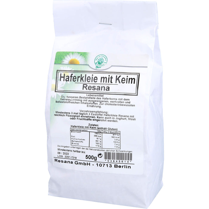 Resana Haferkleie mit Keim Pulver, 500 g Powder