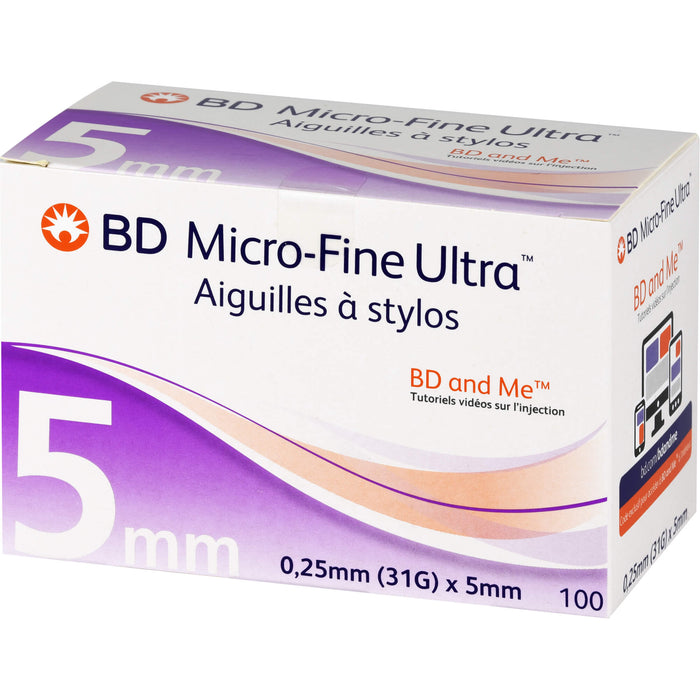 BD Micro FINE Ultra Pen-Nadeln 0,25x5mm, 100 St KAN