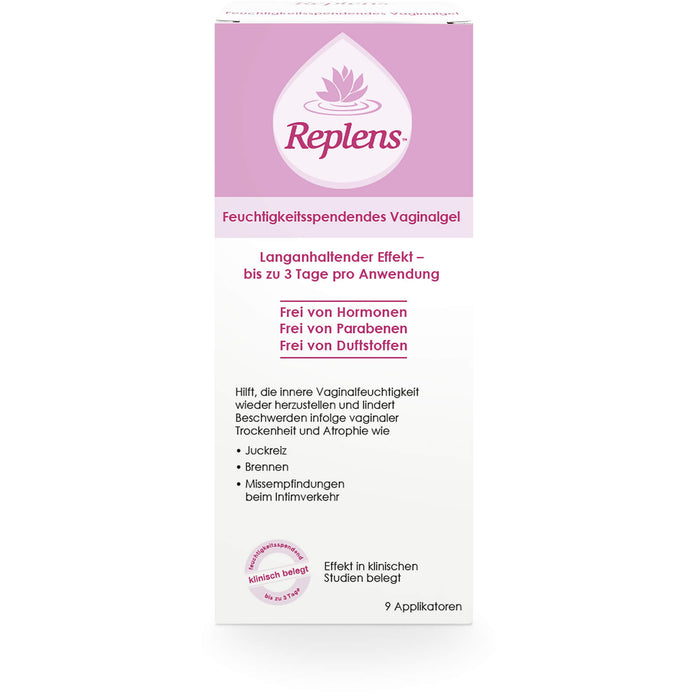 Replens Vaginalgel, 9 St. Gel