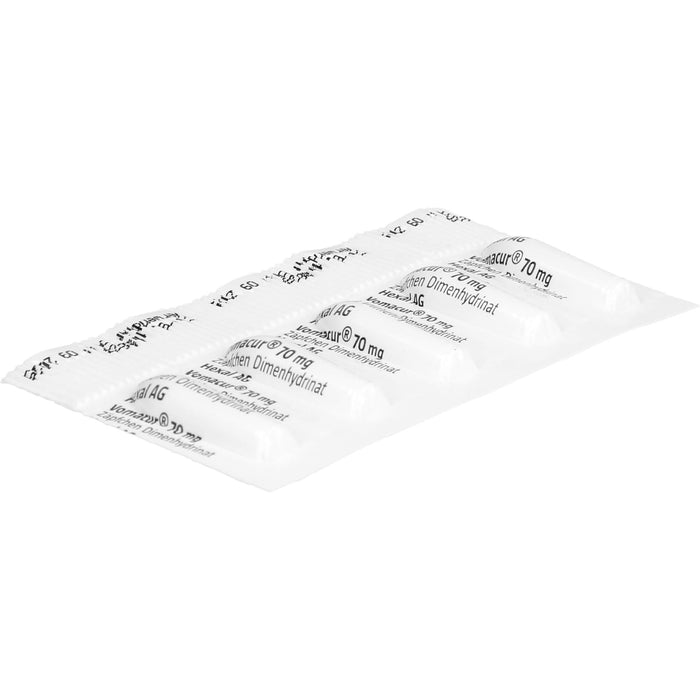 Vomacur 70 mg Zäpfchen, 5 pcs. Suppositories