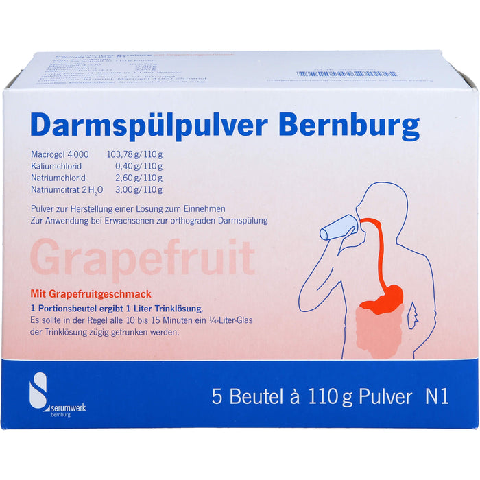 Darmspülpulver Bernburg Beutel, 550 g Powder