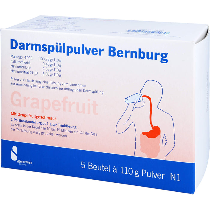 Darmspülpulver Bernburg Beutel, 550 g Pulver