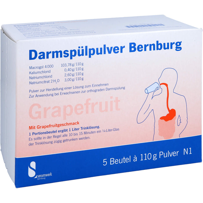 Darmspülpulver Bernburg Beutel, 550 g Pulver