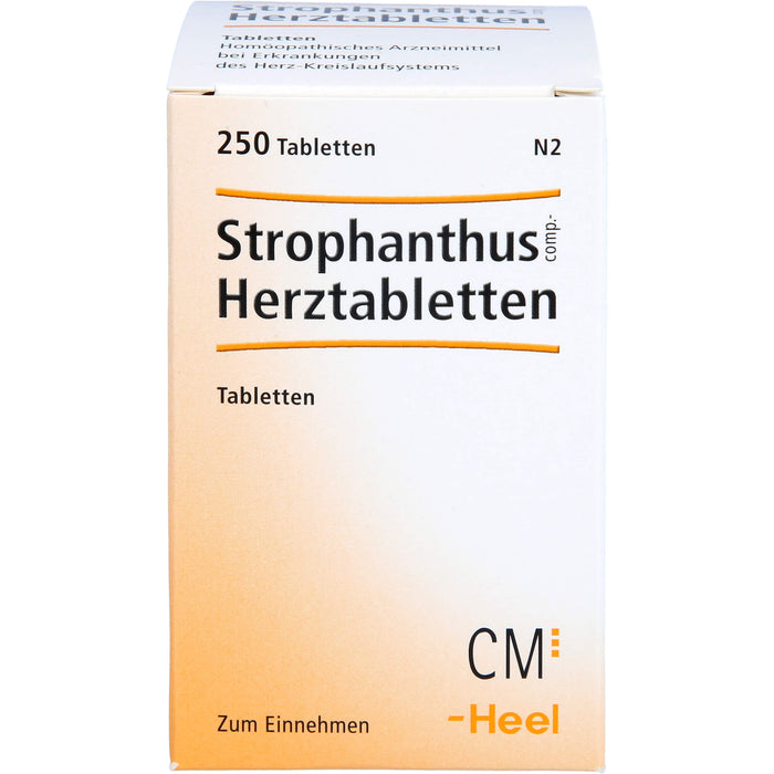 Strophantus comp. Herztabletten Heel, 250 pcs. Tablets