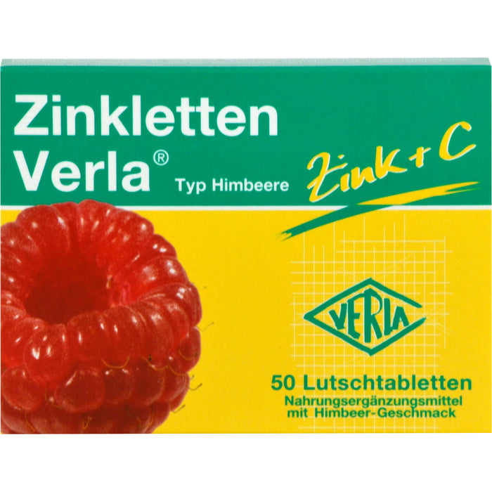 Zinkletten Verla Typ Himbeere Tabletten, 50 St. Tabletten