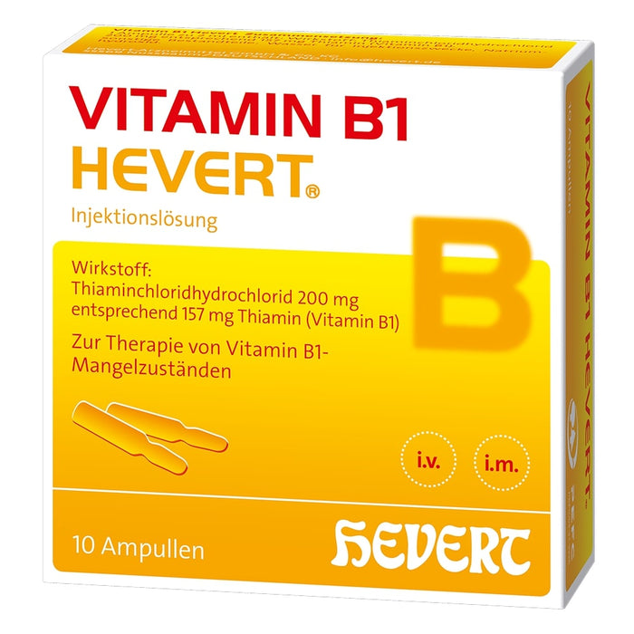 Vitamin B1 Hevert Ampullen, 10 pcs. Ampoules