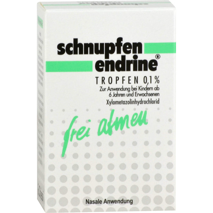 schnupfen endrine Tropfen, 10 ml Lösung