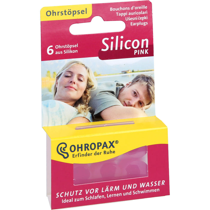 OHROPAX Silicon Ohrstöpsel, 6 pc Bouchons d'oreilles