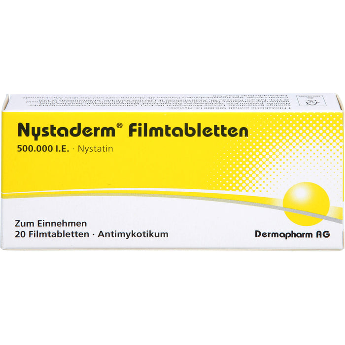 Nystaderm Filmtabletten Antimykotikum, 20 St. Tabletten