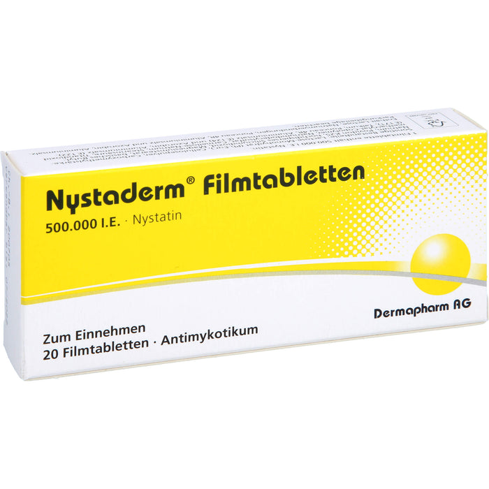 Nystaderm Filmtabletten Antimykotikum, 20 pcs. Tablets