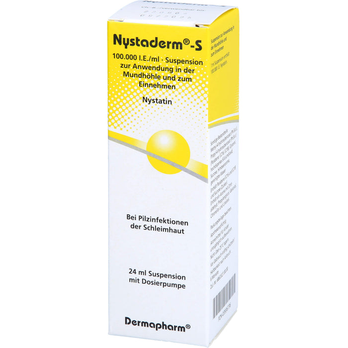 Nystaderm-S Antimykotikum mit Dosierpumpe, 24 ml Lösung